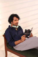 Islands of Loom Organic Cotton Men's Navy Blue Deep Sea Shirt