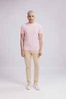 Carbontree Organic Cotton Men Vintage Pink Mel Carbon Lightweight T-Shirt