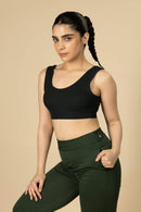 Carbontree Women Carbon Black Bamboo Bra