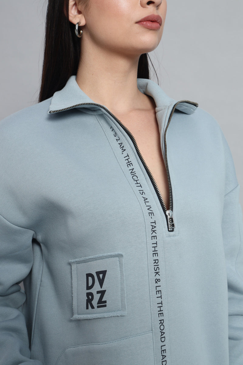 Dvrzi The 2 Am Zip-Up Sweatshirt Women’s