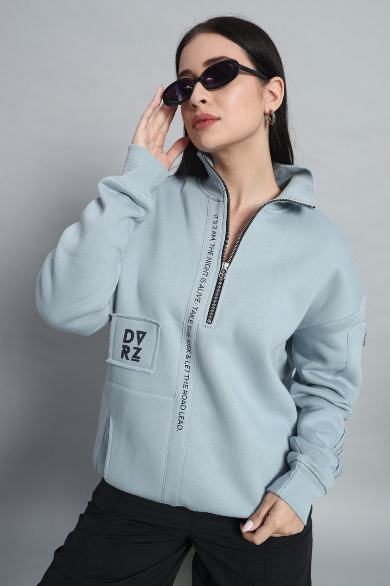 Dvrzi The 2 Am Zip-Up Sweatshirt Women’s