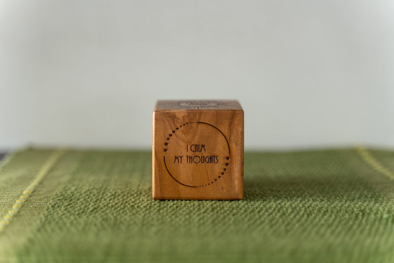 White Light Elements Affirmation Cube