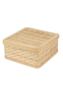 GreenKraft Sora Handcrafted Bamboo Square Box - Set of 3