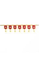 GreenKraft Diya Handcrafted Bamboo Toran
