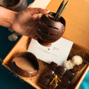 Thenga Eco-Friendly Corporate Gift Hampers | Sustainable Gift Hampers for Employees | Includes 1 Pen Holder, 1 Clock, 1 Mobile Holder, and Message Card
