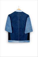 Un Denim - 100% Cotton Unisex Upcycled Denim Kimono Jacket | 173
