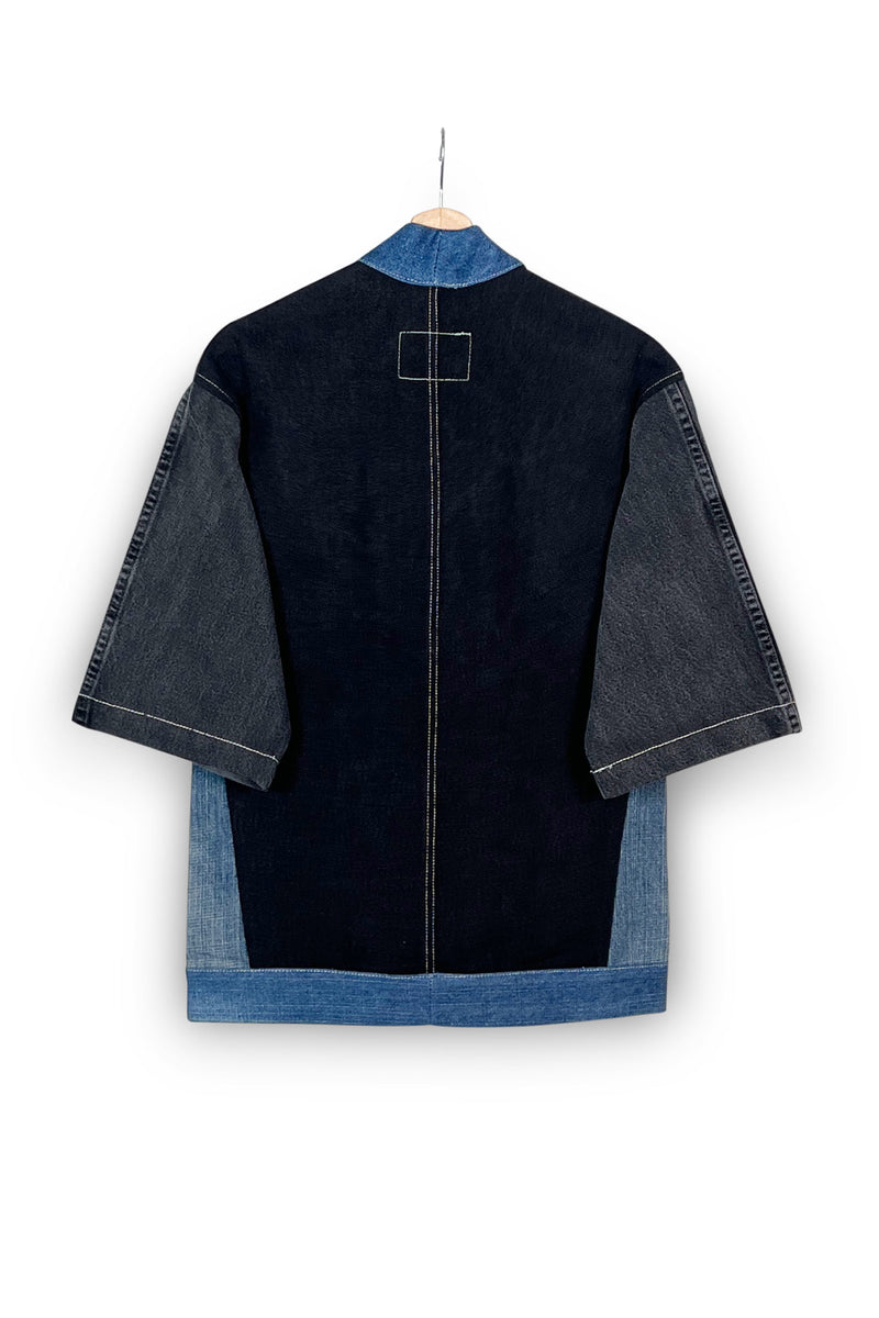 Un Denim - 100% Cotton Unisex Upcycled Denim Kimono Jacket | 203