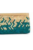 GreenKraft Pearl Handcrafted Bamboo Tray - Set of 2