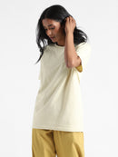 Livbio Organic Cotton & Naturally Dyed Turmeric Yellow Women's T-shirt