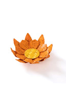 GreenKraft Lotus Handcrafted Bamboo Tealight Holder- Set of 2