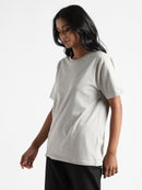 Livbio Organic Cotton & Naturally Dyed Slate Grey Women's T-shirt