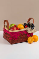 GreenKraft Blush Handcrafted Bamboo Tray - Set of 2