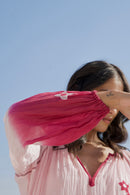 The Loom Art Tulip Rogue Handwoven Chanderi Silk Dress