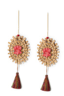 GreenKraft Mandala Lotus Handcrafted Banana Hanging - Set of 2