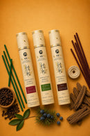Saakya Grounding Ritual Pack | Clove, Juniper & Oud Incense Sticks | Pack of 3