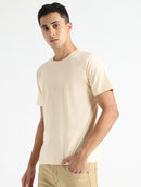 Livbio Organic Cotton & Naturally Dyed Rust Cream Men's T-shirt