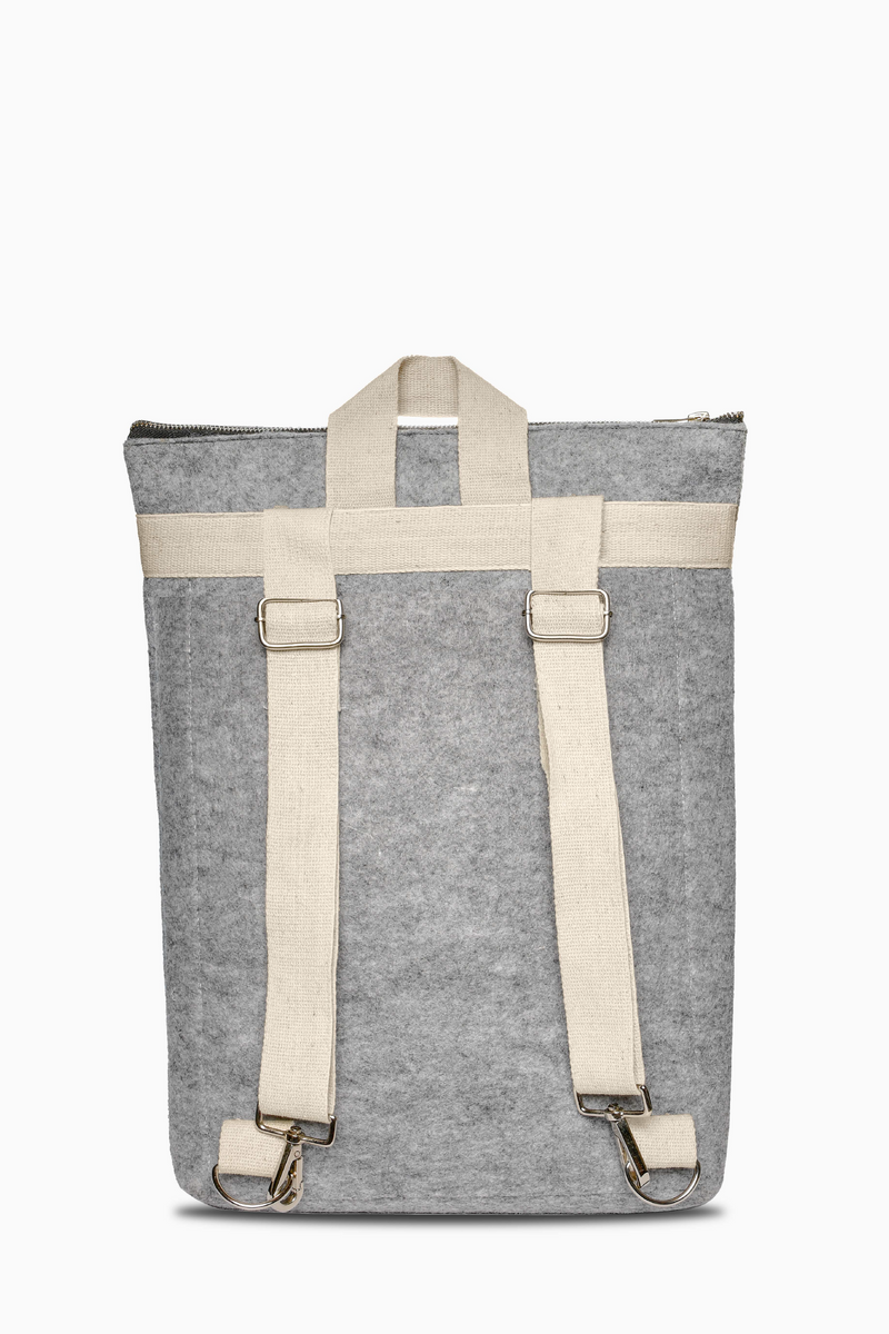 RebagCo. Core Backpack | Recycled PET & Canvas | Unisex Laptop Backpack