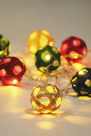 GreenKraft Multicoloured Star Full Moon Handcrafted Bamboo String Light