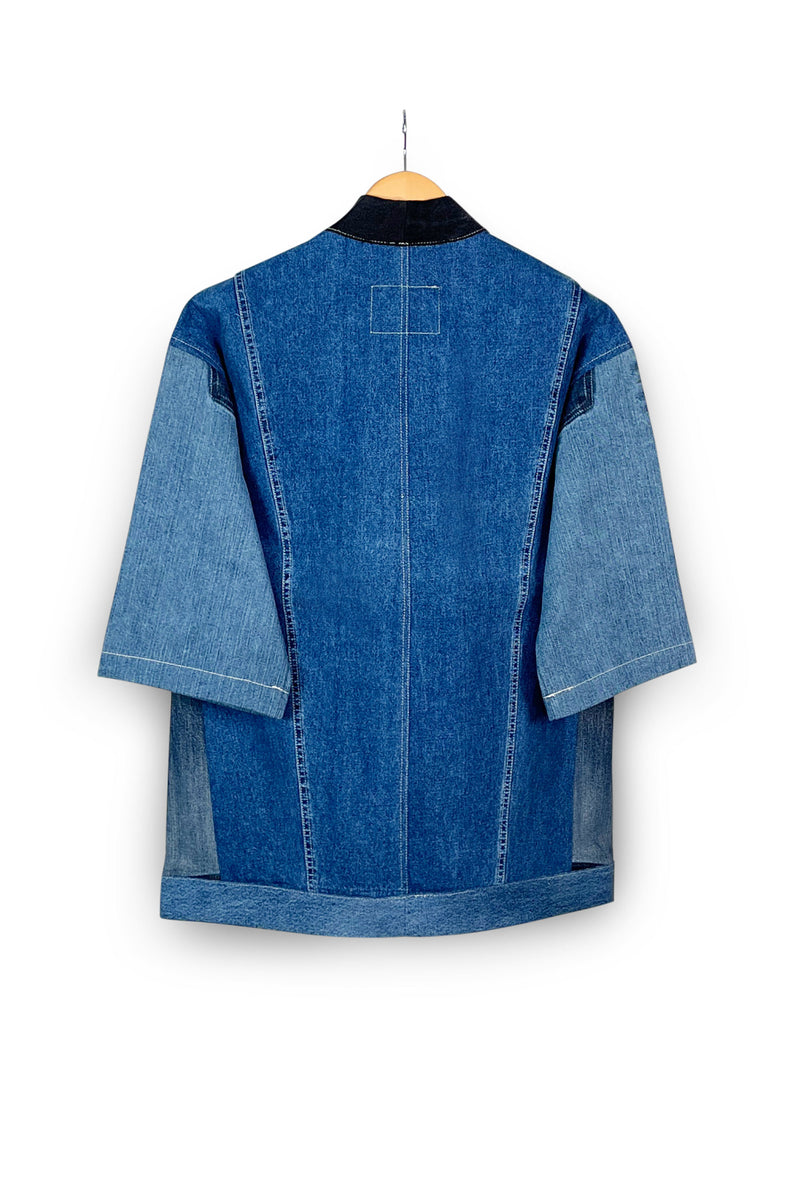 Un Denim - 100% Cotton Unisex Upcycled Denim Kimono Jacket | 194