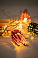 GreenKraft Multicoloured Frill Handcrafted Bamboo String Light