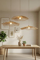 GreenKraft Petal handcrafted Banana Bark Lampshade - Large