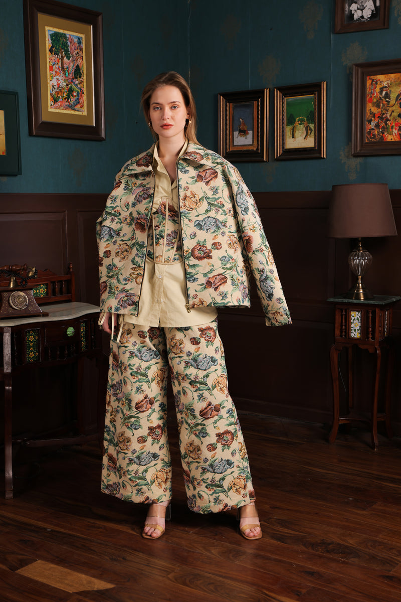Label Muslin Daisy Charm Jacket Pant Set