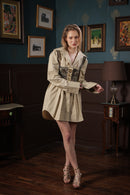 Label Muslin Canvas Poise Corset Shirt