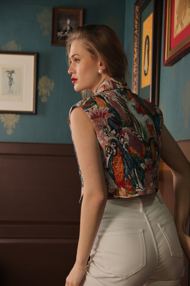 Label Muslin Palette Crop Jacket