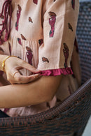 The Conscious Closet Smokey Pink Brisk Birdie Top