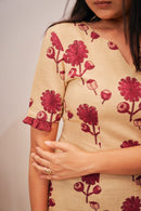 The Conscious Closet Block Printed Soulful Pod Short Dress