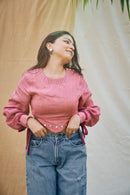 The Conscious Closet Turkish Rose Rose Shell Top