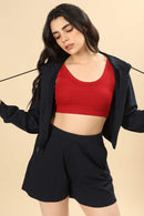 Carbontree Women Bold Red Bamboo Bra