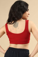 Carbontree Women Bold Red Bamboo Bra