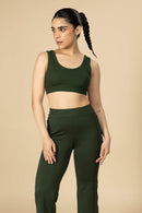 Carbontree Women Pine Green Bamboo Bra