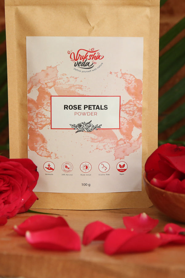 Vriksha Veda Pink Rose Petals Powder