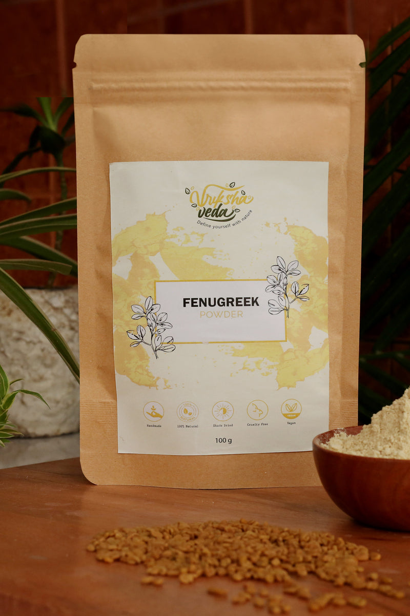 Vriksha Veda Beige Fenugreek Powder - Hair Care