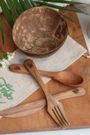 Vriksha Veda Brown Wooden Cutlery