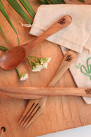 Vriksha Veda Brown Wooden Cutlery