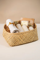 GreenKraft Elia Handcrafted Bamboo Basket - Set of 2