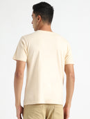 Livbio Organic Cotton & Naturally Dyed Rust Cream Men's T-shirt