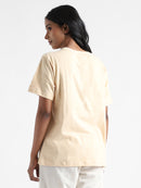 Livbio Organic Cotton & Naturally Dyed Rust Cream Women's T-shirt