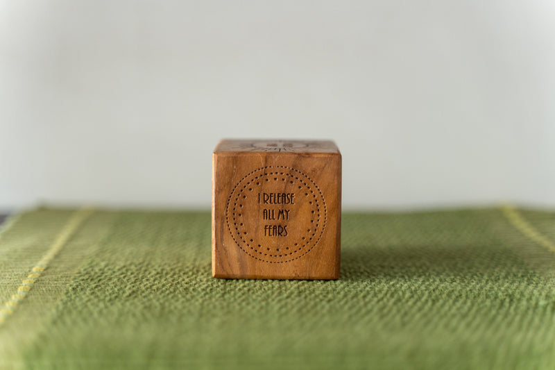 White Light Elements Affirmation Cube