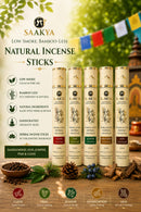 Saakya Sacred Forest Ritual Pack | Pine, Sandalwood & Clove Incense Sticks | Pack of 3