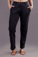 Carbontree Organic Cotton Women Carbon Black All Day Work Pant