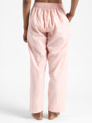 Livbio Organic Cotton & Naturally Dyed Hand Spun & Hand Woven Womens Rose Pink Pants