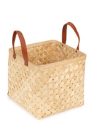 GreenKraft Eira Handcrafted Bamboo Basket - Set of 2