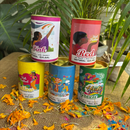 Natural Holi Gulaal Gift Box | Pack of 5 Colors in a box