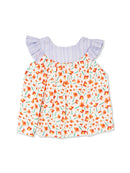 Greendigo Organic Cotton Pack of 1 Frock for Newborn Baby Girls - Off White