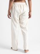 Livbio Organic Cotton & Naturally Dyed Hand Spun & Hand Woven Womens Natural White Pants