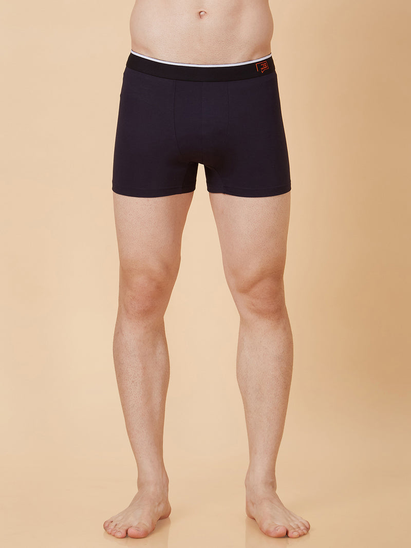 Roar for Good Blue Underwear for Men | Made from Bamboo Trunks| Softer than Cotton | Anti odour | No-Marks waistband